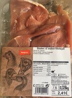 Bistec d'indiot filetejat