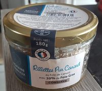 Rillettes pur canard