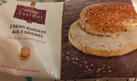 2 Pains burgers aux 3 graines