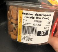 Amandes décortiquées (variété non pareil)