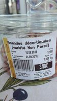 Amandes décortiquées