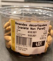 Amandes decortiquees