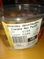 Amandes décortiquées