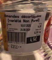 Amandes décortiquées