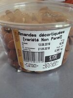 Amandes décortiquées