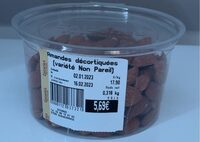 Amandes décortiquées