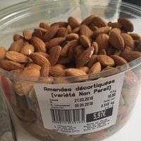 Amandes decortiquees