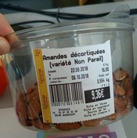 Amandes décortiquées