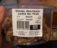 Amandes décortiquées