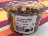 Arachides grillées enrobées de sucre cuit