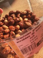 Arachides grillées enrobées de sucre cuit