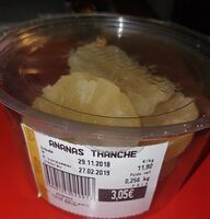 Ananas tranche seche