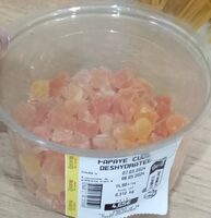 Papaye cube déshydratée