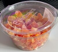 Papaye cube deshydratée