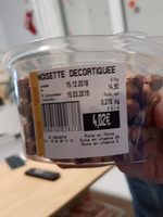Noisettes décortiquées