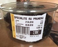 Spécialité au Pruneau