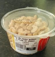 Noix de cajou grillées à l'huile et salées
