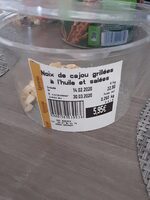 Noix de cajou grillées à l huile salées