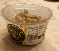 Pistaches grillées à sec et salées