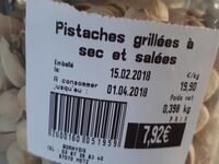 Pistaches grillées