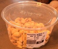 Pistaches grillées à sec et salées