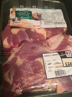 Plateau cuisses et manchons canard