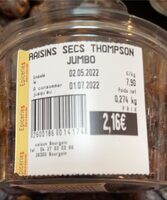 Raisins secs