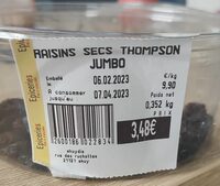 Raisins secs Thompson Jumbo