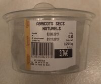 Abricots secs naturels