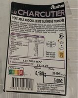 Andouille de guemene tranche