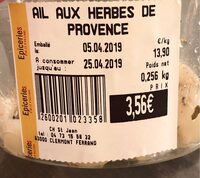 Ail aux herbes de provence