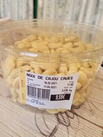 Noix de cajou crues