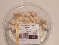 Spécialité de coco cubes
