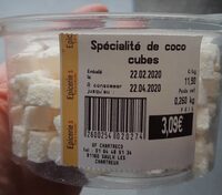 Cubes coco