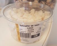 Spécialité de coco cubes