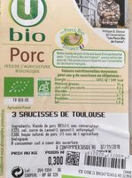 Saucisses de Toulouse