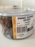 Bananes entières séchées