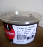 Cranberries séchées en moitiés