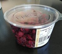 Cranberries séchées en moitiés