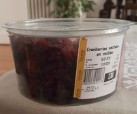 Cranberries séchées en moitiés