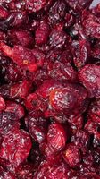 Cranberries séchées en moitiés