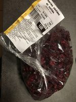 Cranberries séchées en moitiés