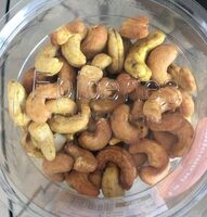 Noix de cajou grillées, aromatisées au curry