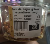Noix de cajou au curry
