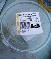 Noix de cajou grillës, aromatisés curry