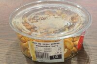 Noix de cajou grillées, aromatisées curry