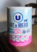 Yaourt Nature Lait de Brebis 0%