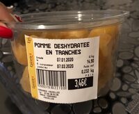 Pomme deshydratee en tranches