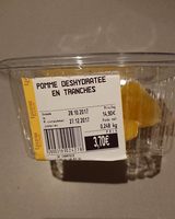 Pomme déshydratée en tranche