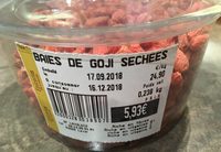Baies de goji sechees